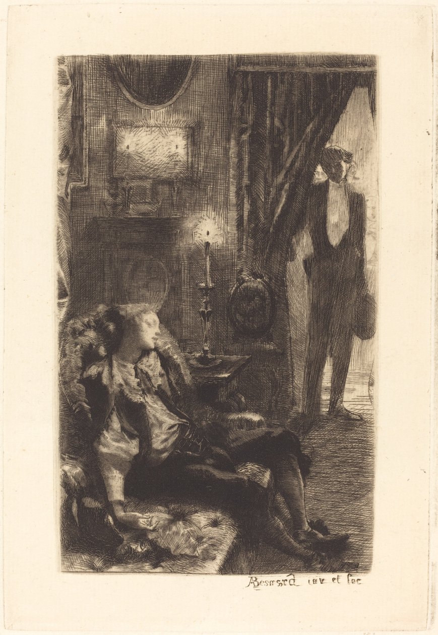 Iza śpi autorstwa Albert Besnard