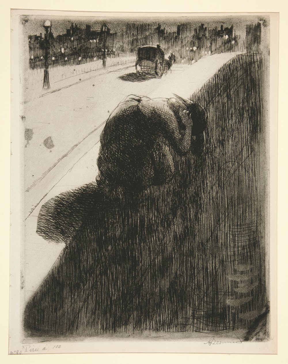 Samobójstwo (samobójstwo) autorstwa Albert Besnard