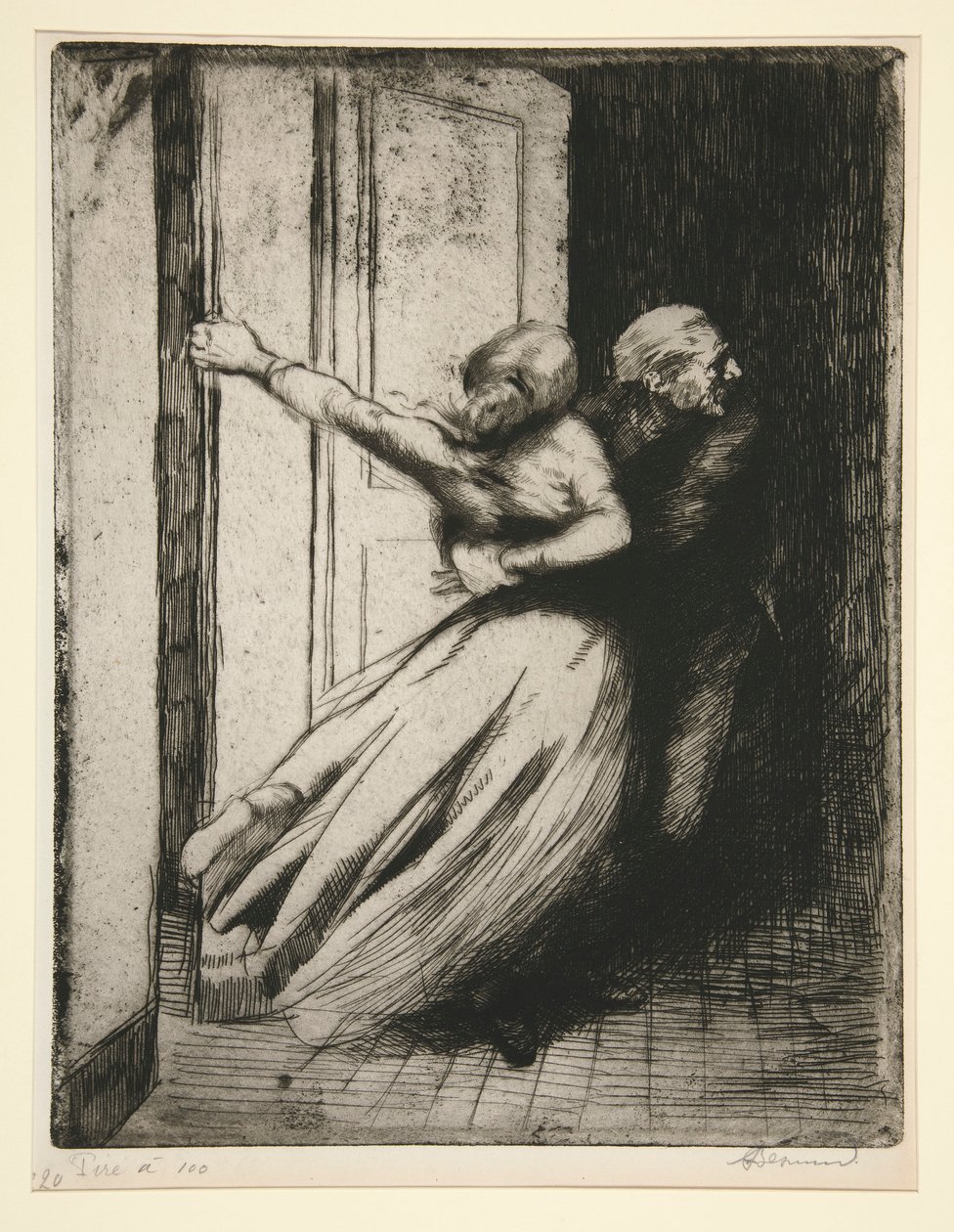 Gwałt (Gwałt) autorstwa Albert Besnard
