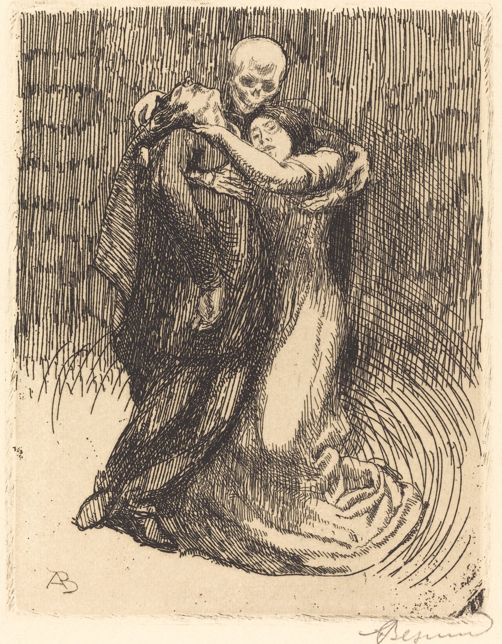 Miłość konsekrowana autorstwa Albert Besnard