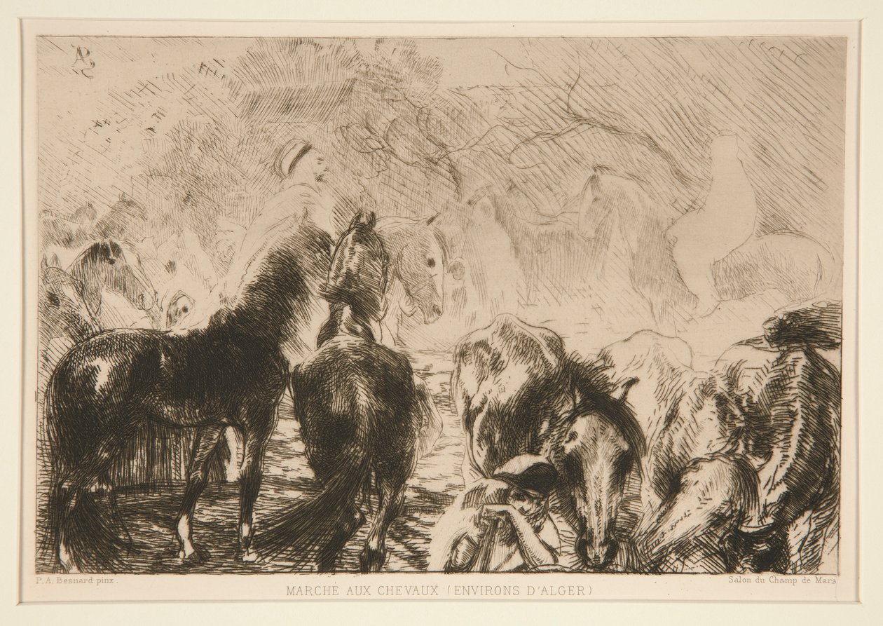 Marsz? do koni (wokół autorstwa Albert Besnard