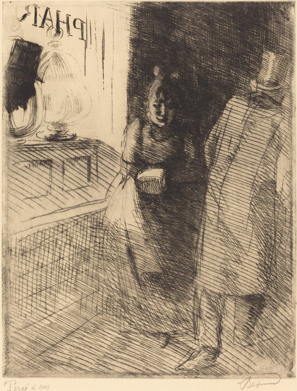 Prostytucja (La Prostytucja) autorstwa Albert Besnard