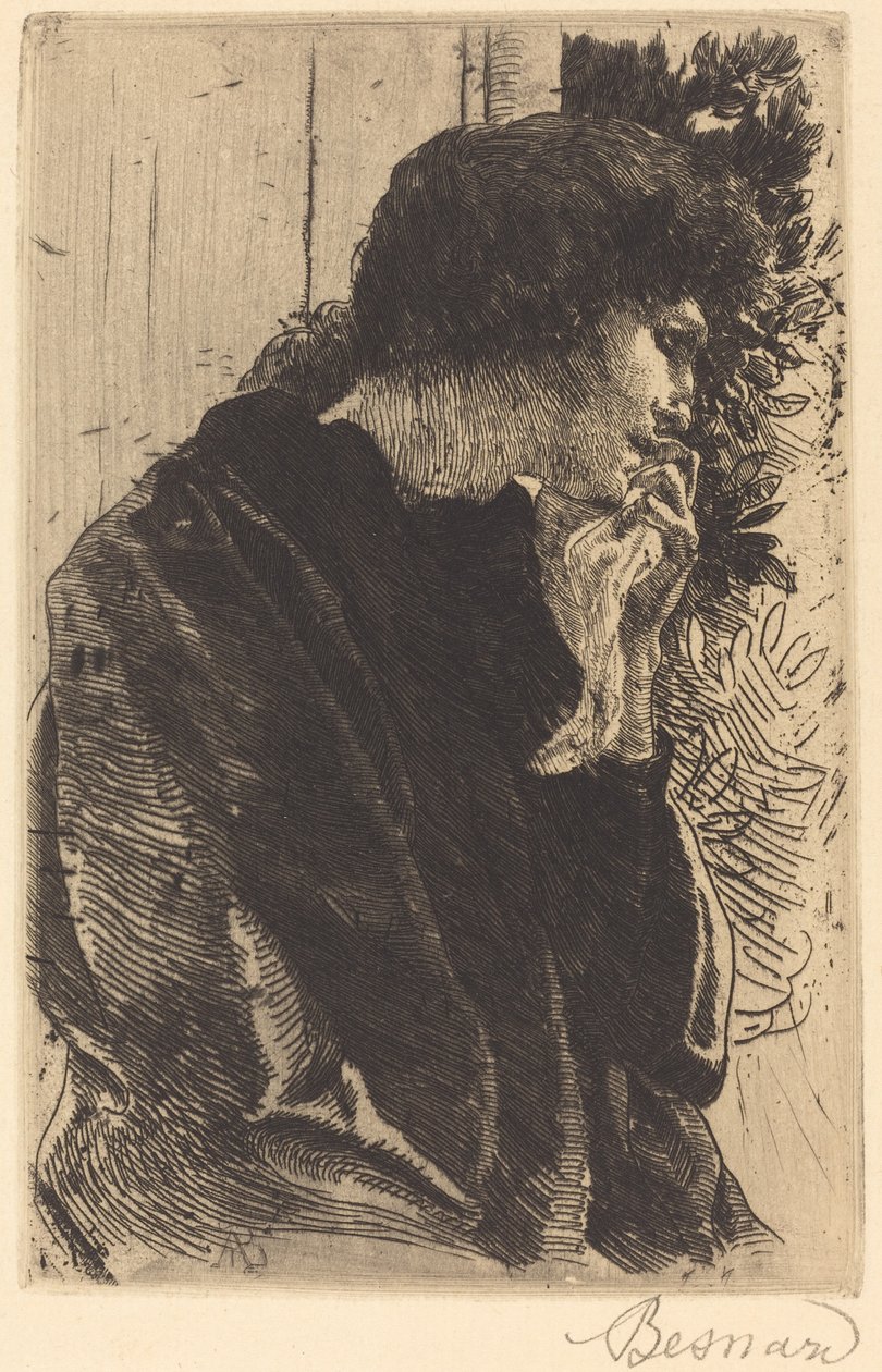 Smutek autorstwa Albert Besnard