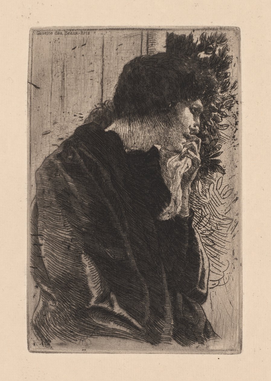 Smutek autorstwa Albert Besnard