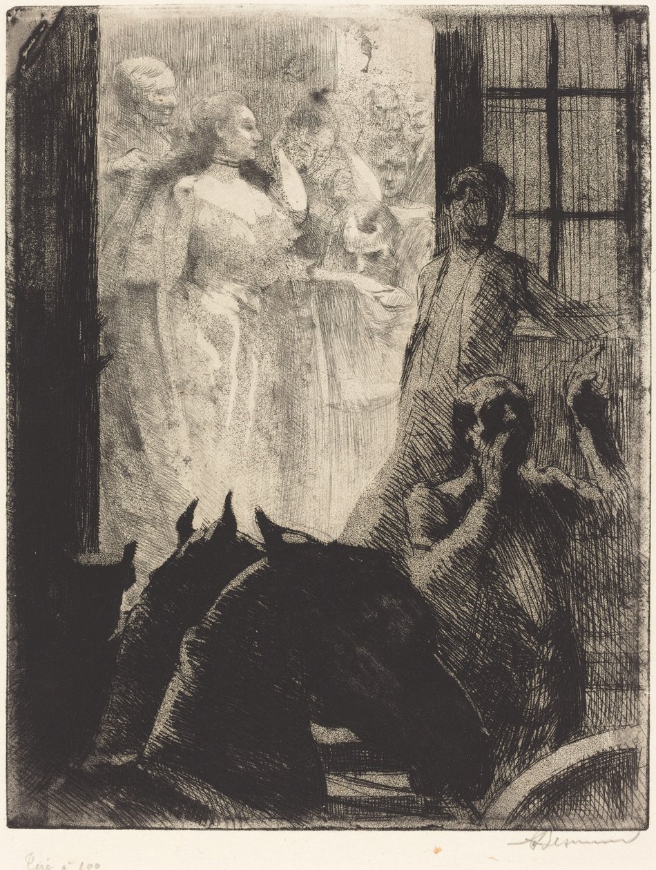Triumf społeczny autorstwa Albert Besnard