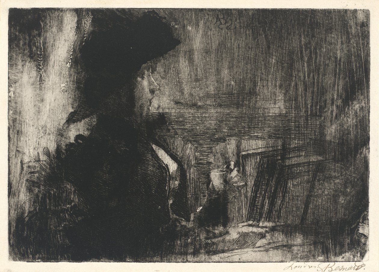 Filiżanka herbaty autorstwa Albert Besnard