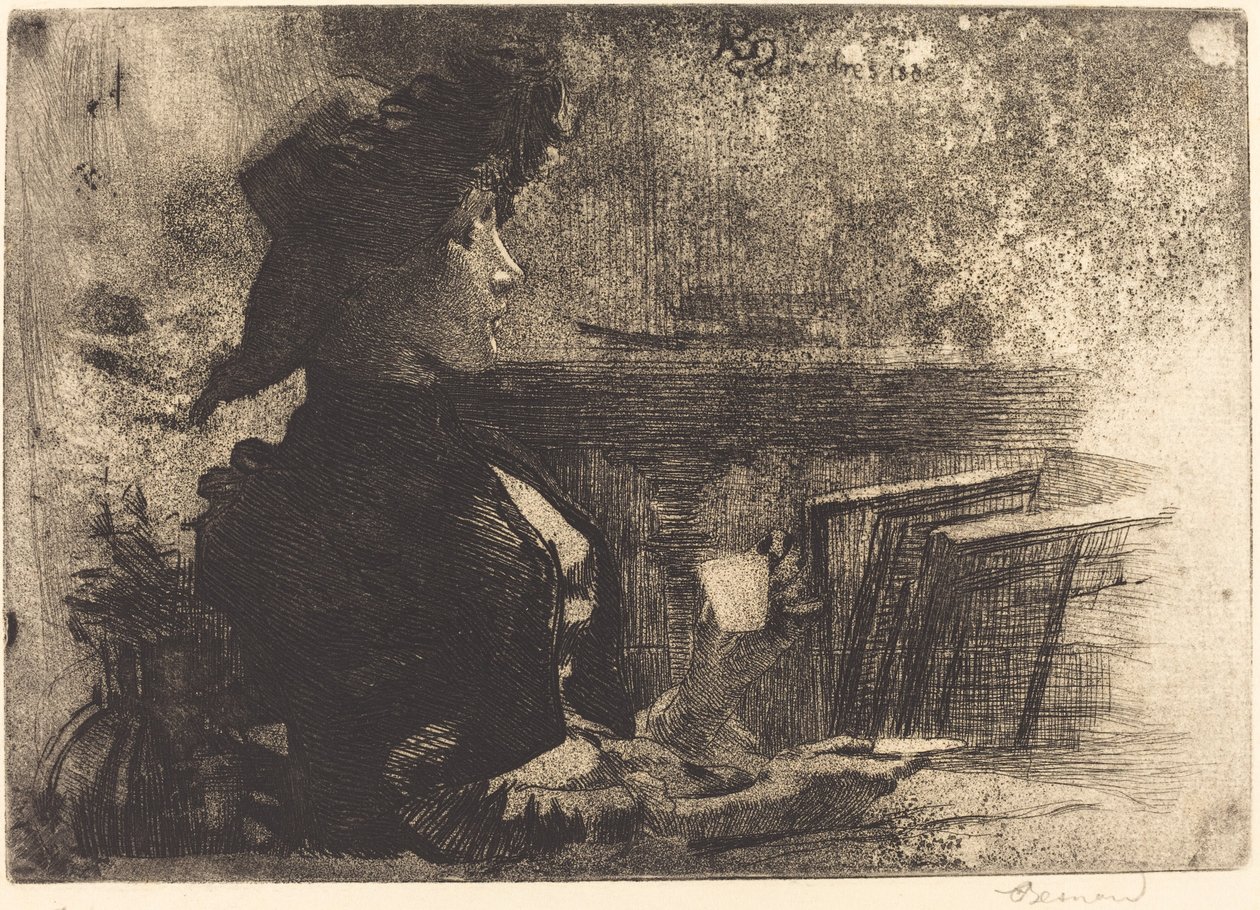Filiżanka herbaty autorstwa Albert Besnard