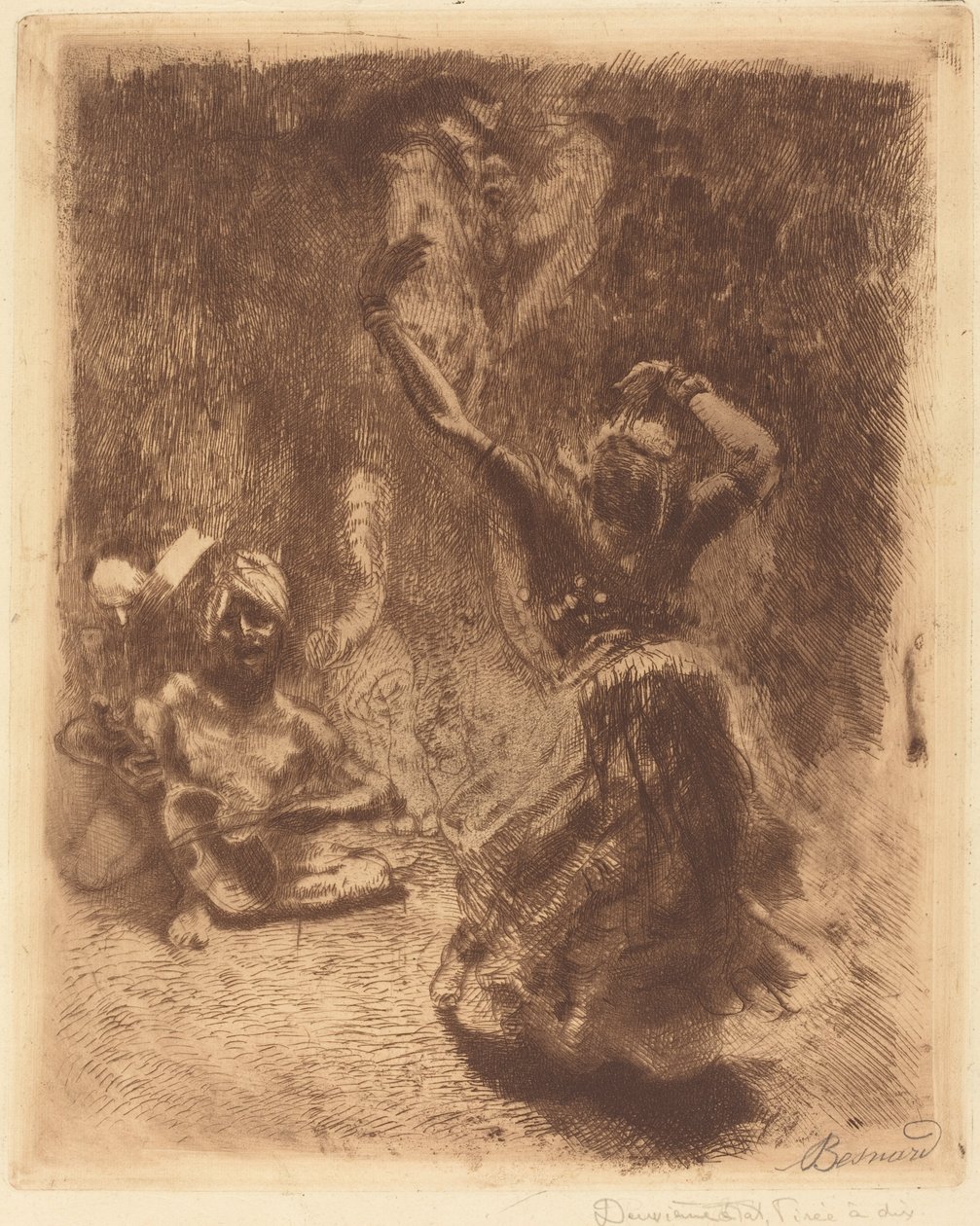 Tancerka Tanjore (La bayadère de Tanjore) autorstwa Albert Besnard
