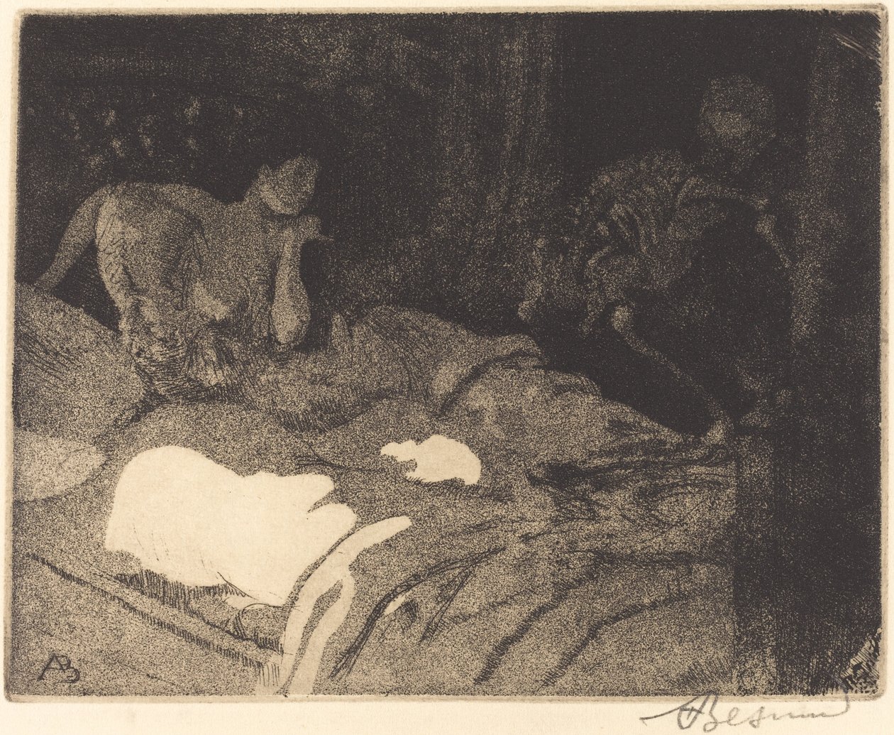 Zagadka (Zagadka) autorstwa Albert Besnard