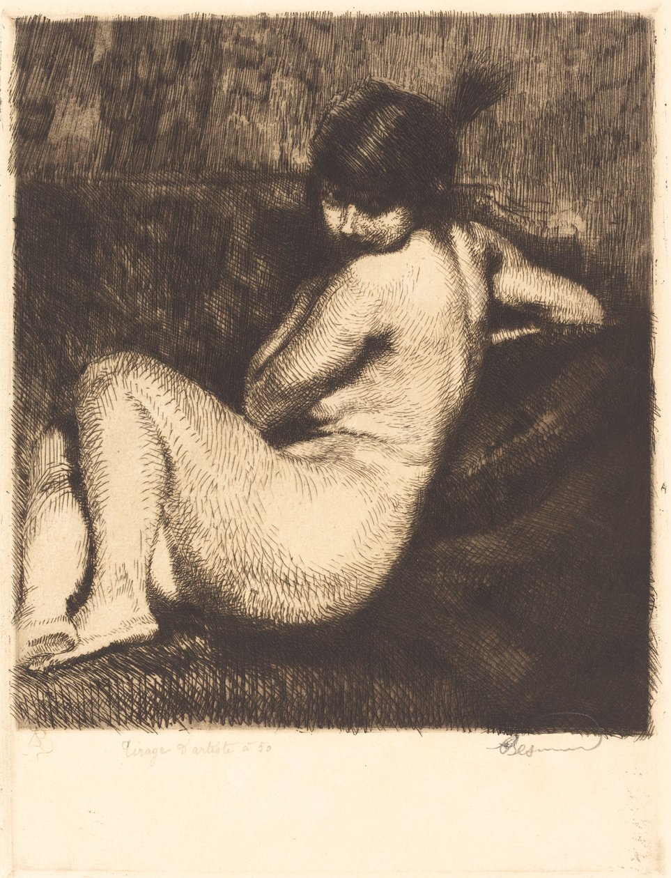 Pierzasty Turban autorstwa Albert Besnard