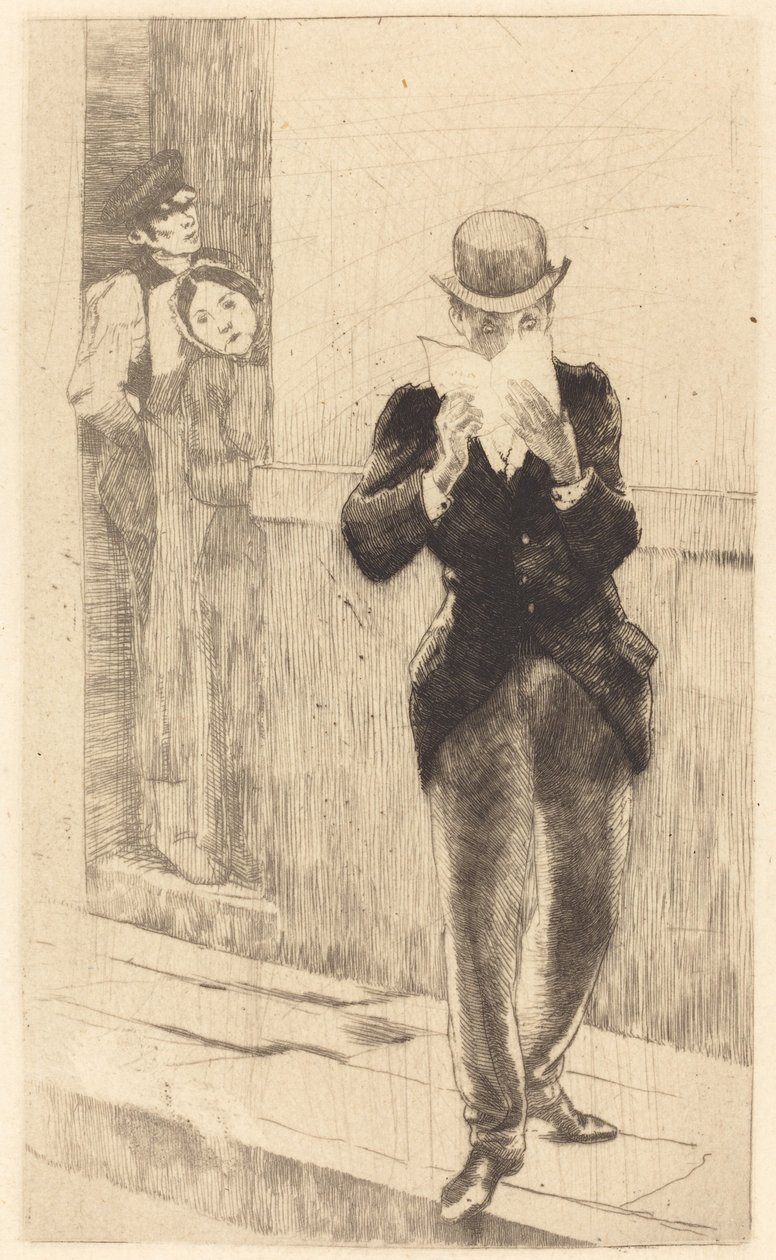 List do Madame Henry autorstwa Albert Besnard