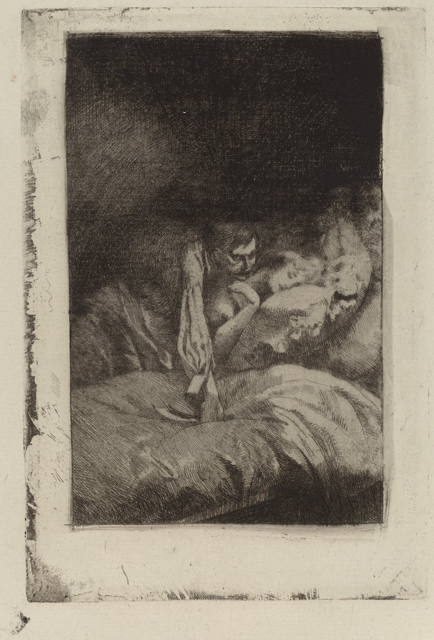 Zabójstwo autorstwa Albert Besnard
