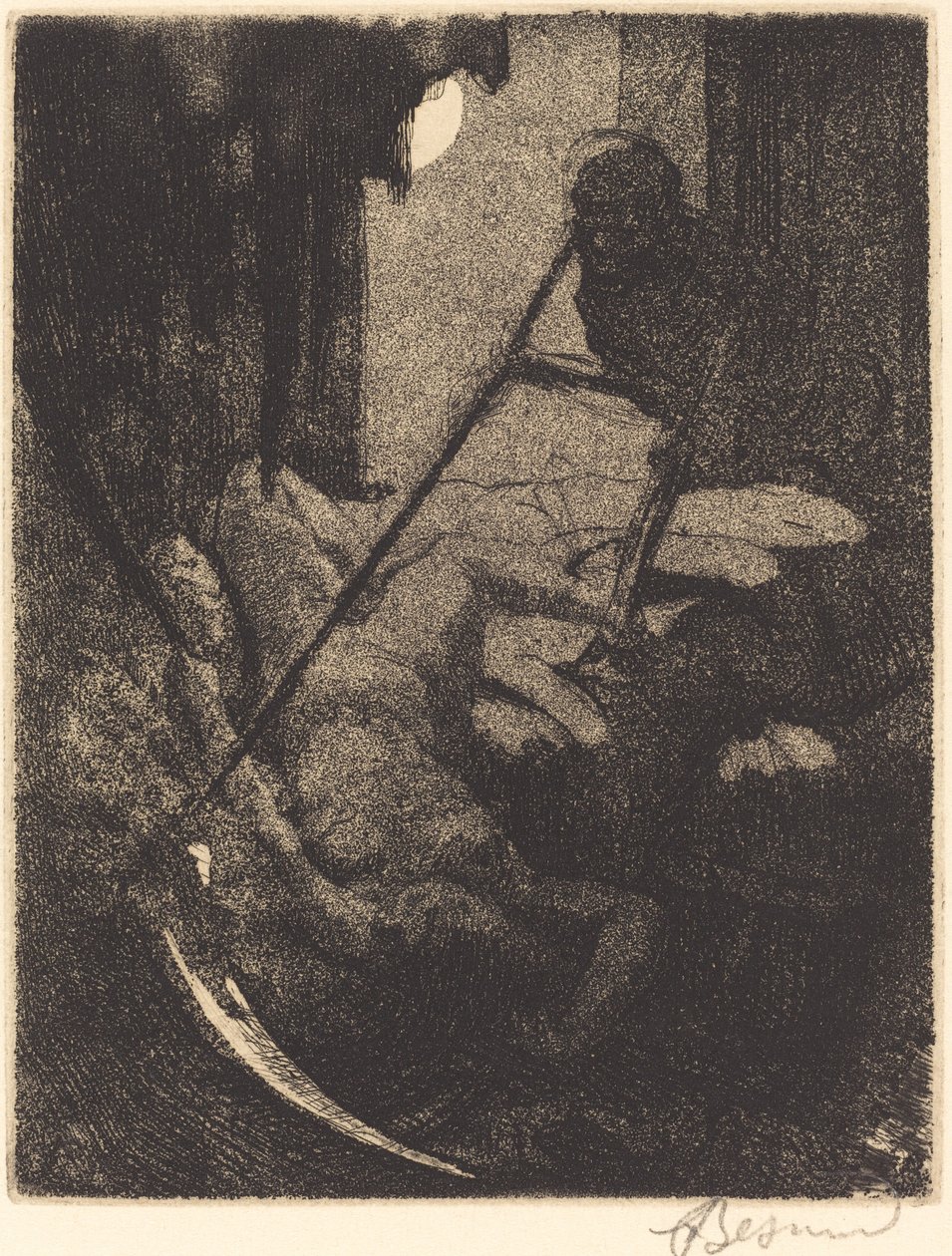 Tajemnica (Le mystère) autorstwa Albert Besnard