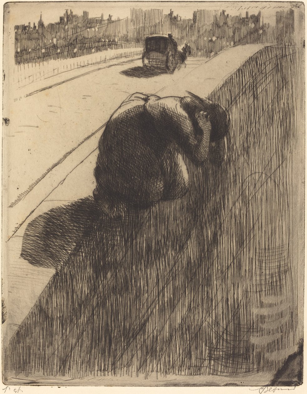 Samobójstwo (Le Suicide) autorstwa Albert Besnard