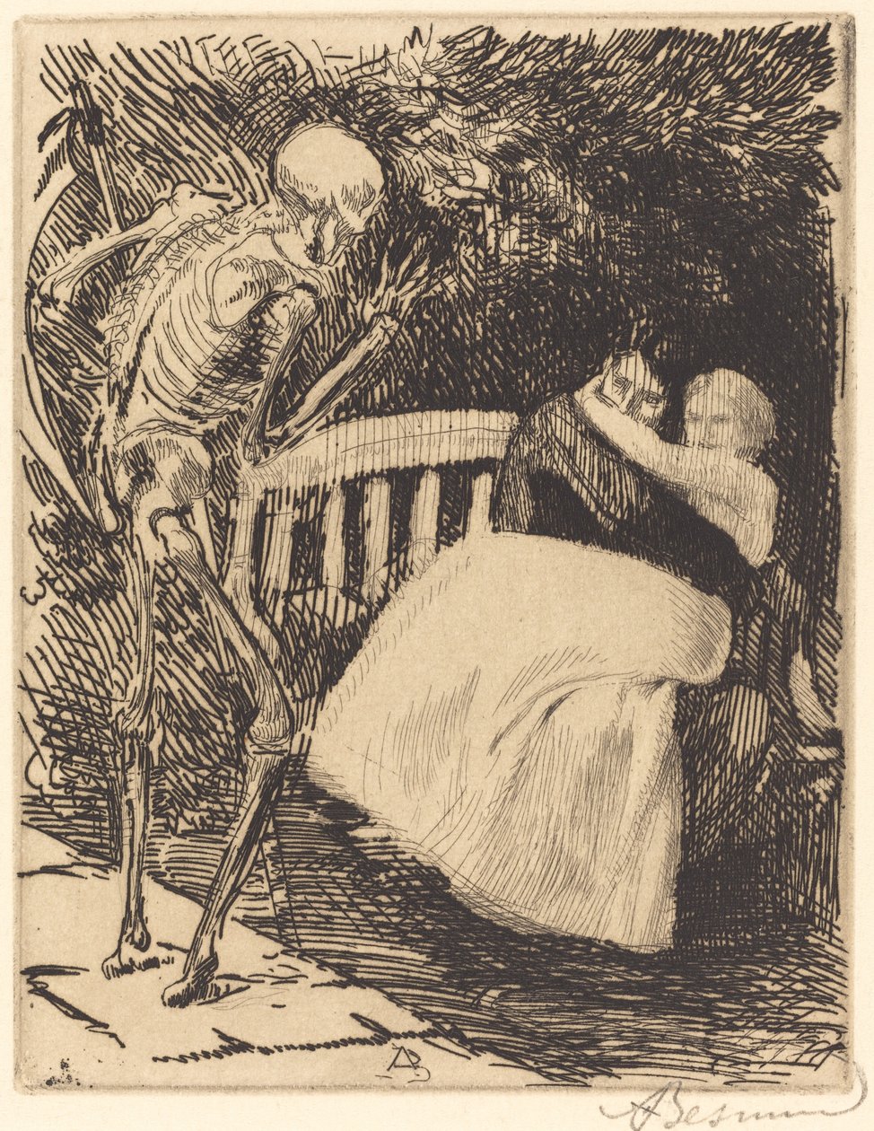 Ostrzeżenie autorstwa Albert Besnard