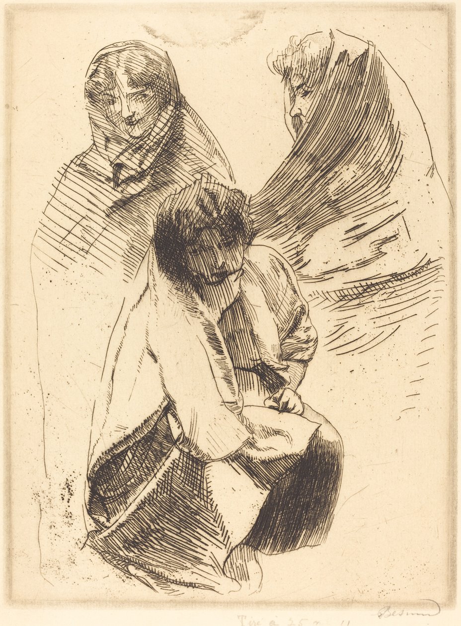 Trzy zawoalowane kobiety autorstwa Albert Besnard