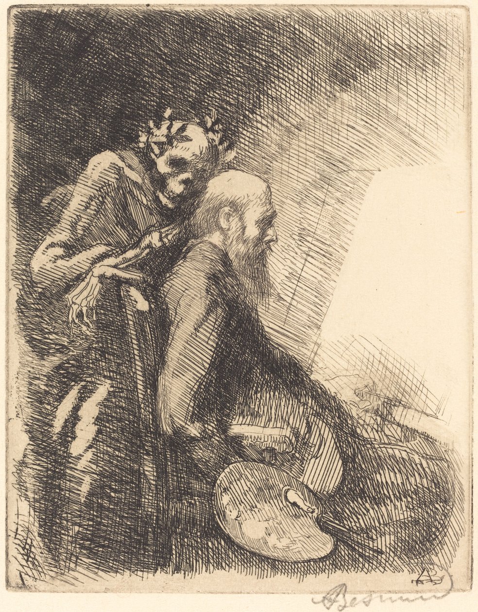 Zbyt wymagający (Exigeante) autorstwa Albert Besnard
