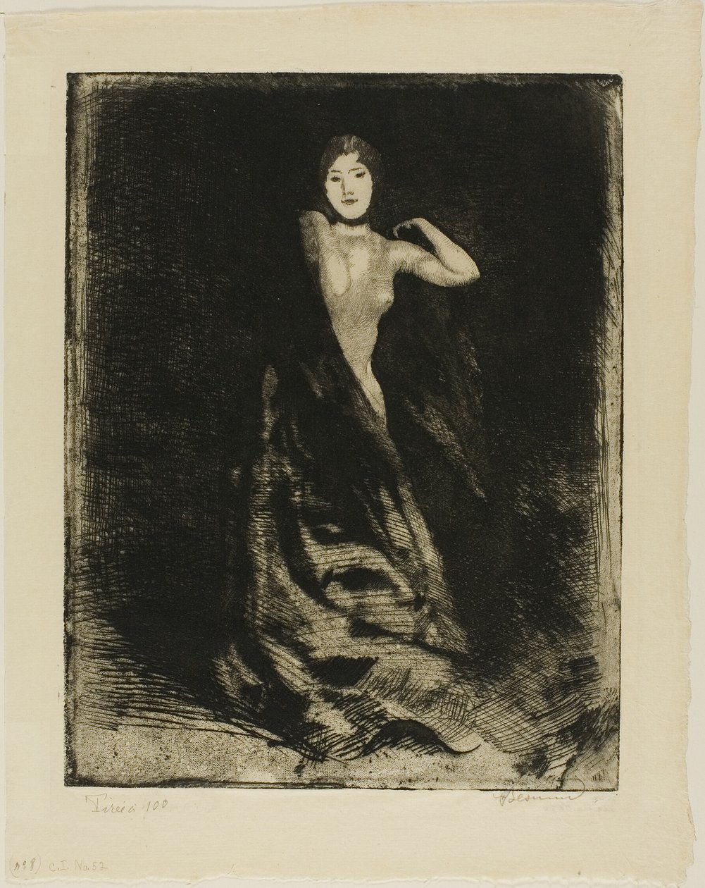 Kobieta, frontispis z książki Kobieta autorstwa Albert Besnard