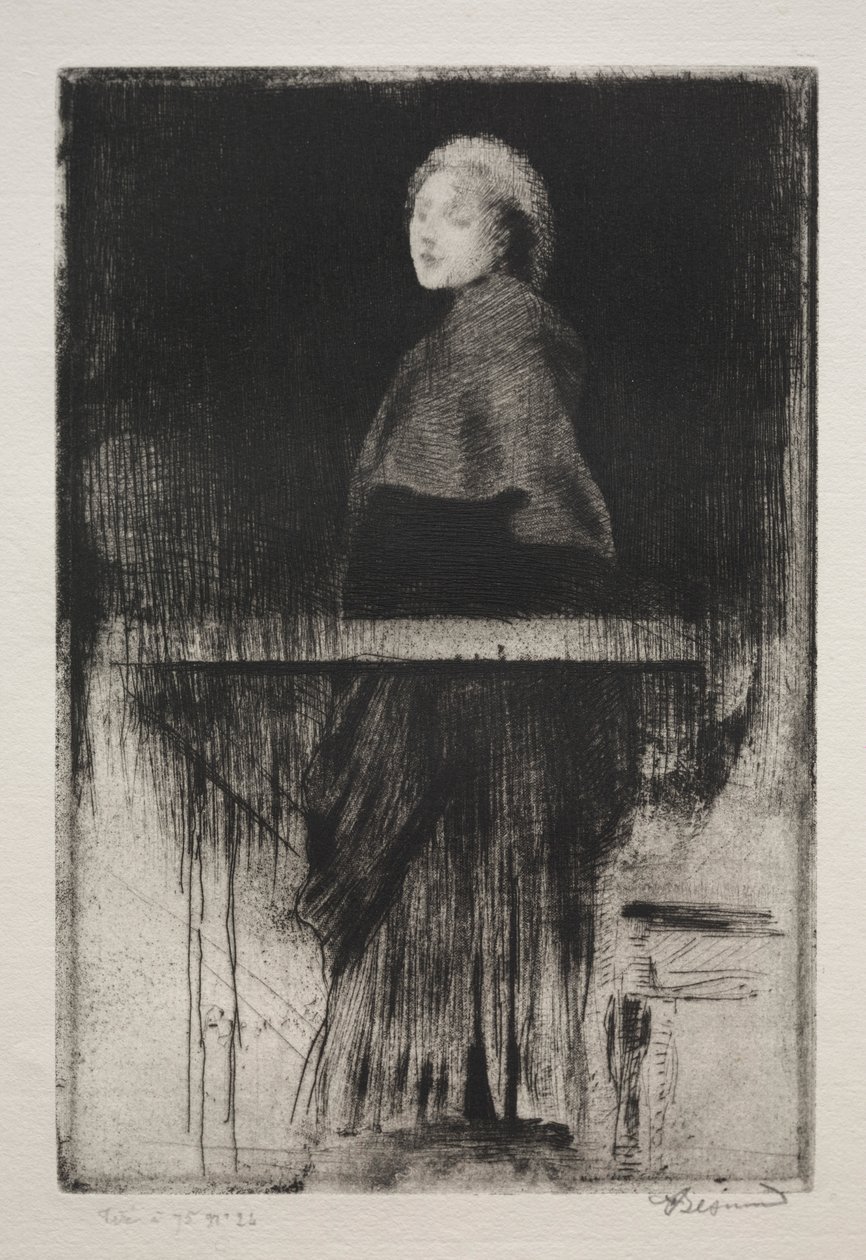 Kobieta w pelerynie, 1889. autorstwa Paul Albert Besnard