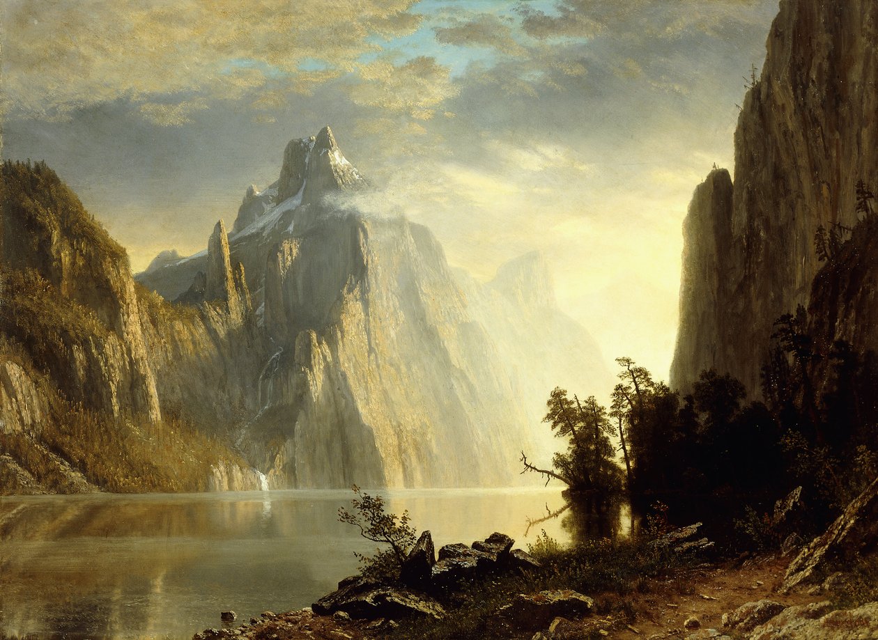 Jezioro w Sierra Nevada, 1867 autorstwa Albert Bierstadt
