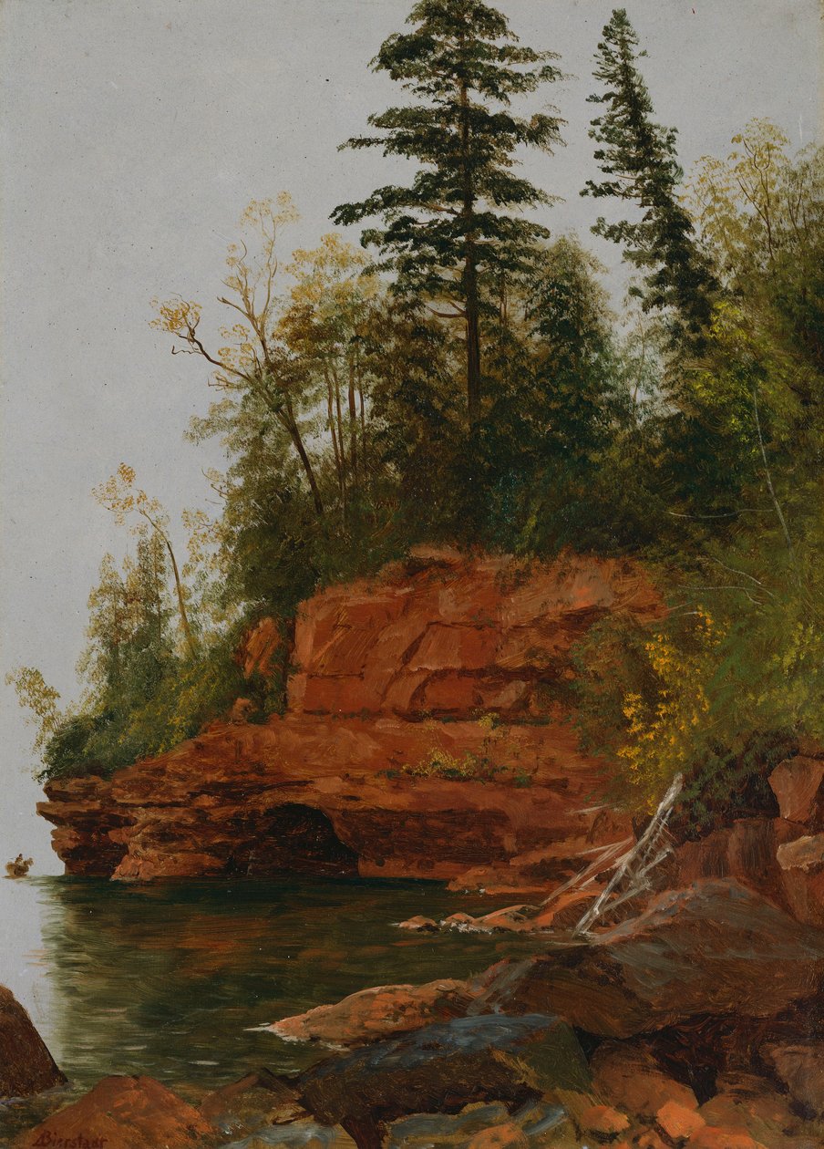 Skalista zatoczka autorstwa Albert Bierstadt