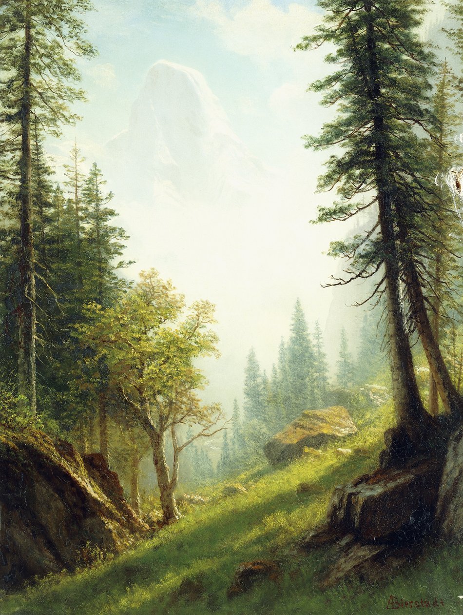 Wśród Alp Berneńskich autorstwa Albert Bierstadt