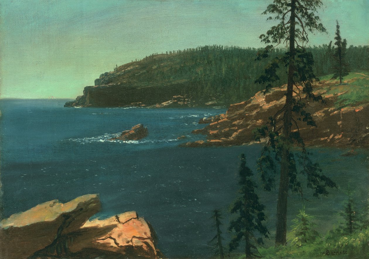 Wybrzeże Kalifornii autorstwa Albert Bierstadt