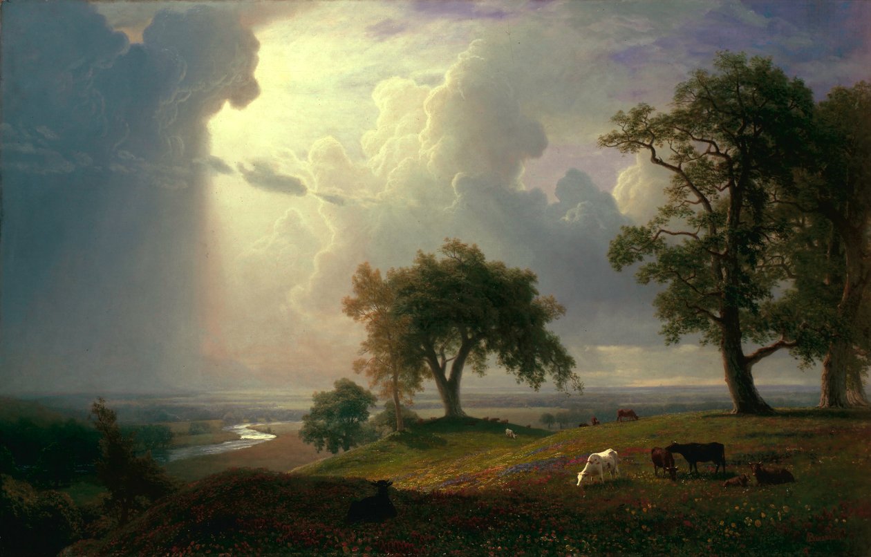 Kalifornijska wiosna  autorstwa Albert Bierstadt
