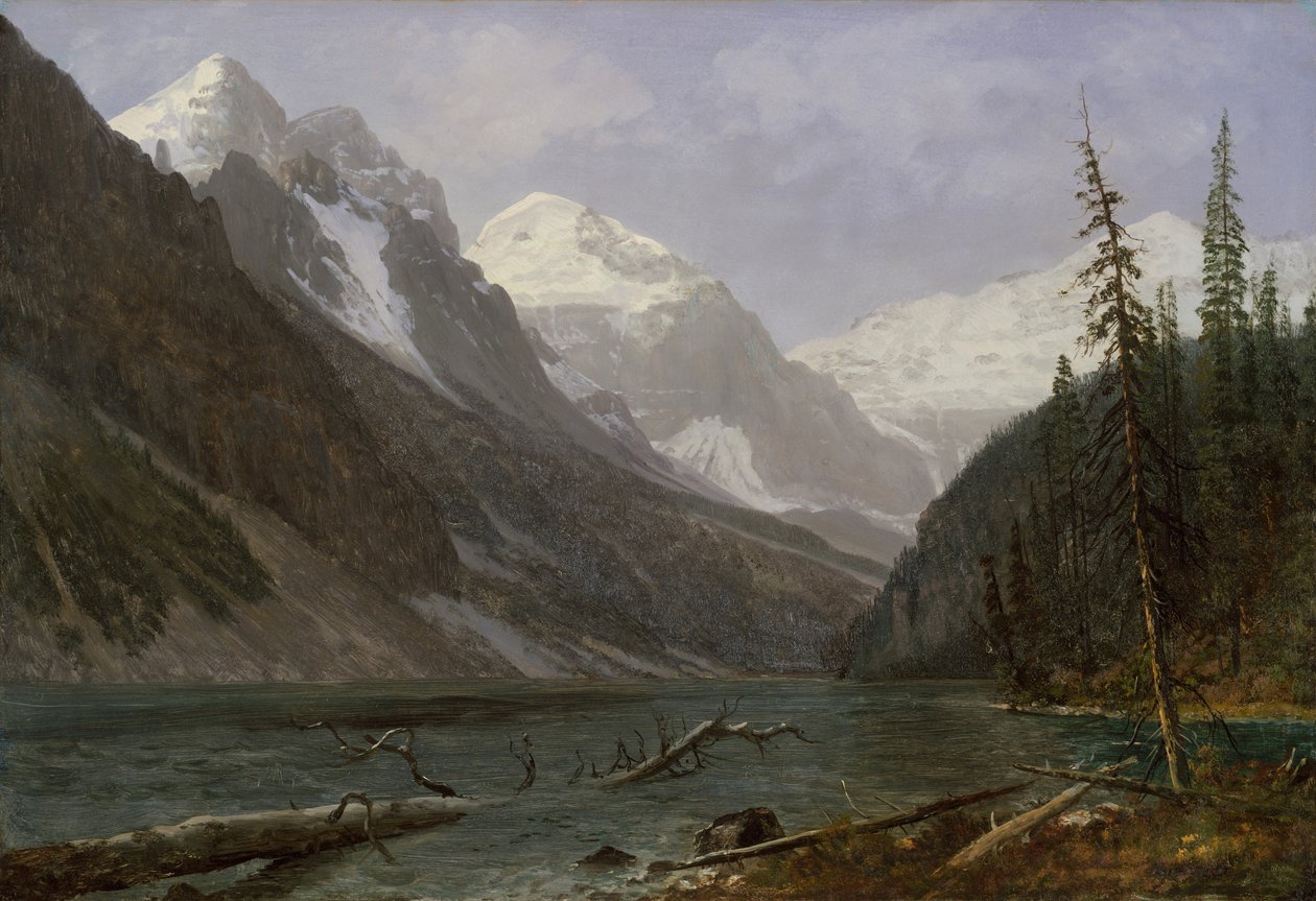 Canadian Rockies (Lake Louise) autorstwa Albert Bierstadt