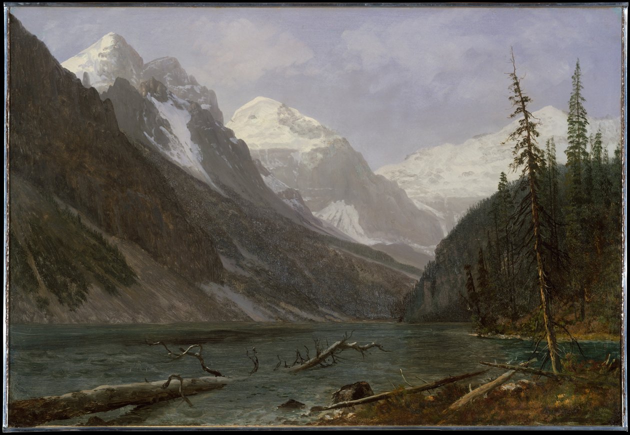 Kanadyjskie Góry Skaliste (jezioro Louise) autorstwa Albert Bierstadt