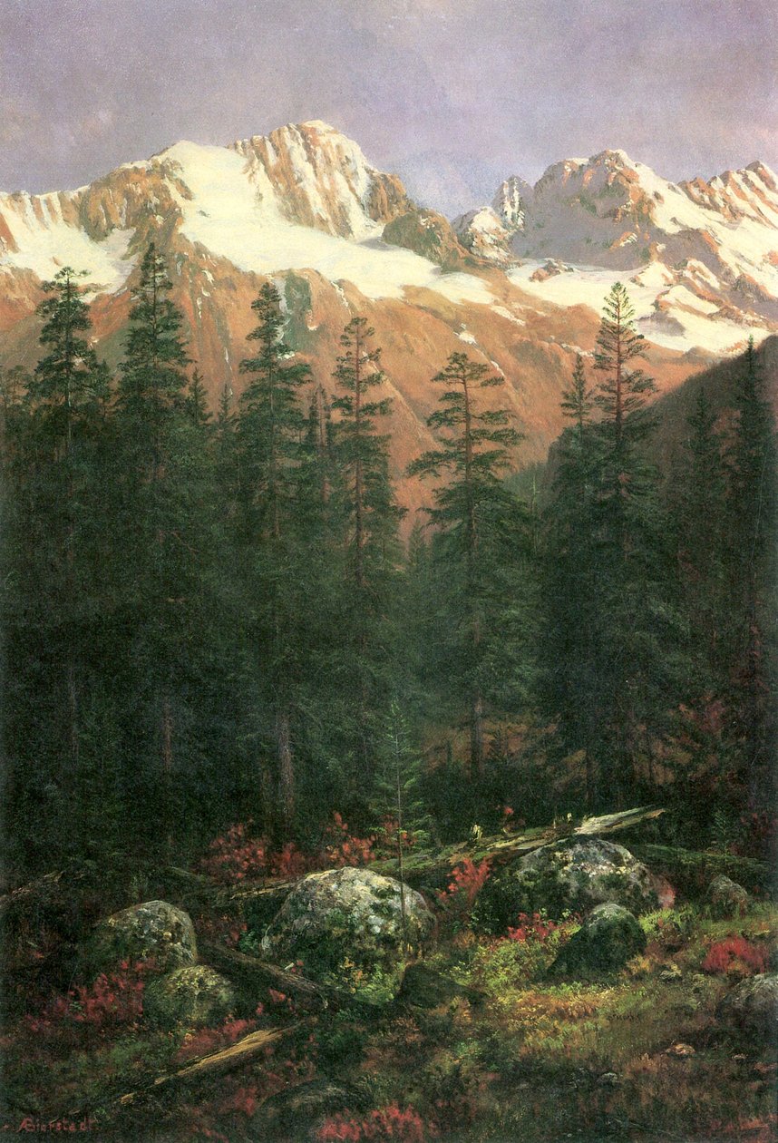 Góry Skaliste Kanady autorstwa Albert Bierstadt