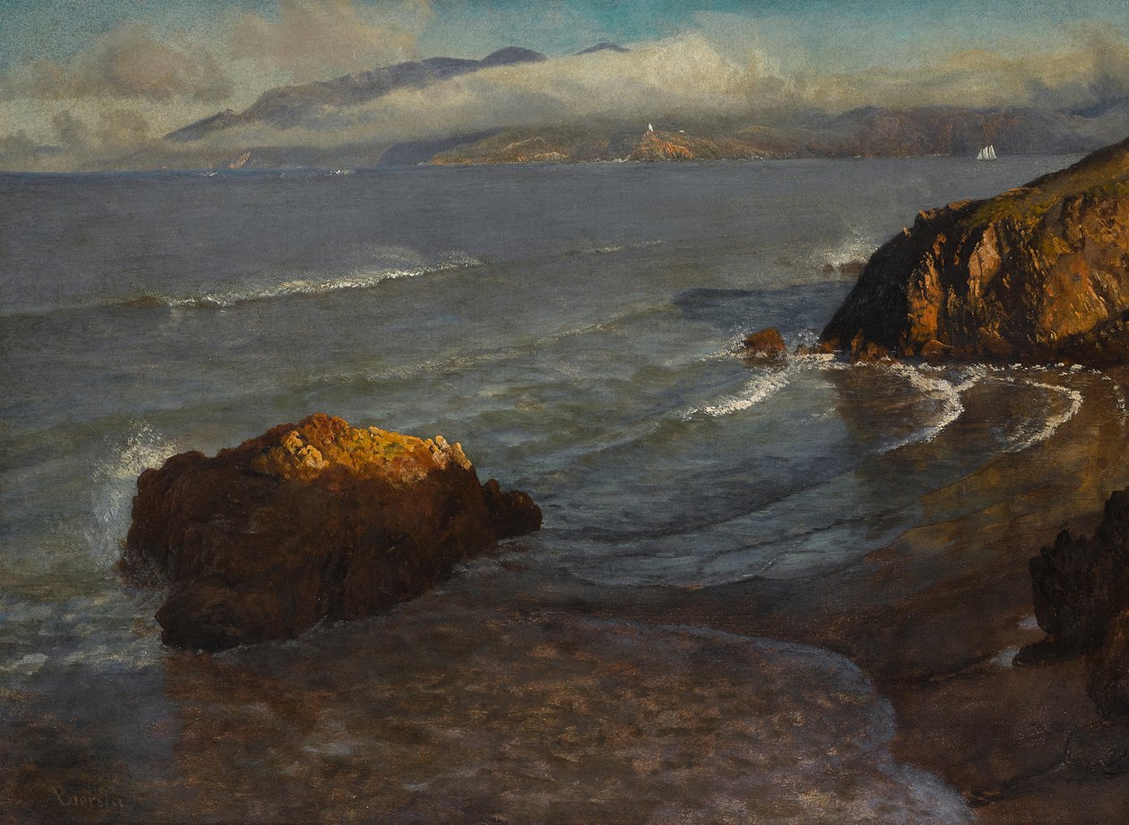 Wejście do Golden Gate autorstwa Albert Bierstadt