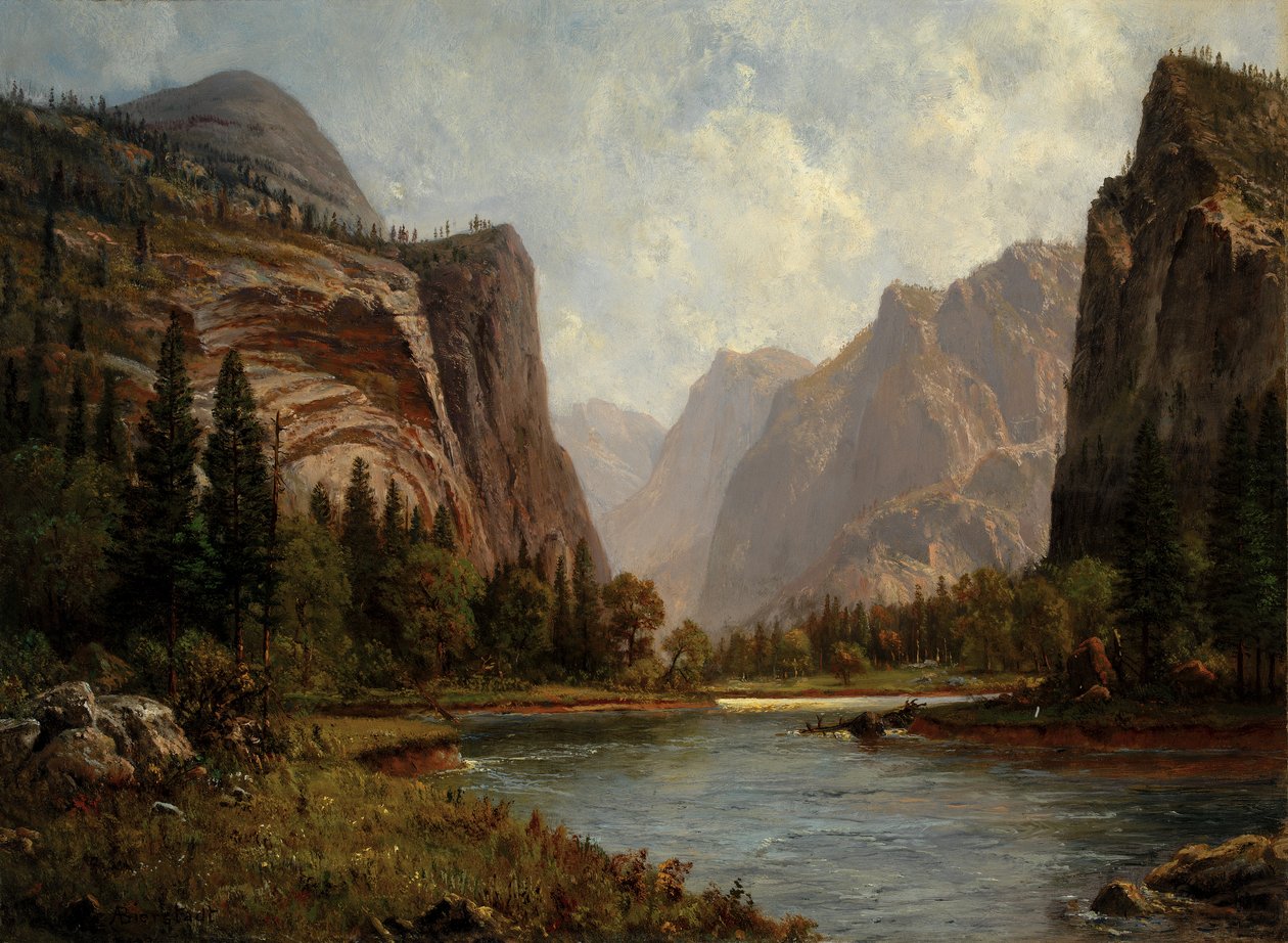 Bramy Yosemite, ca. 1882. autorstwa Albert Bierstadt