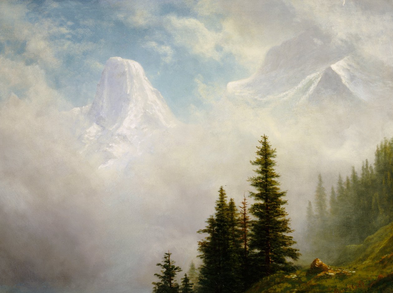 Wysoko w górach autorstwa Albert Bierstadt