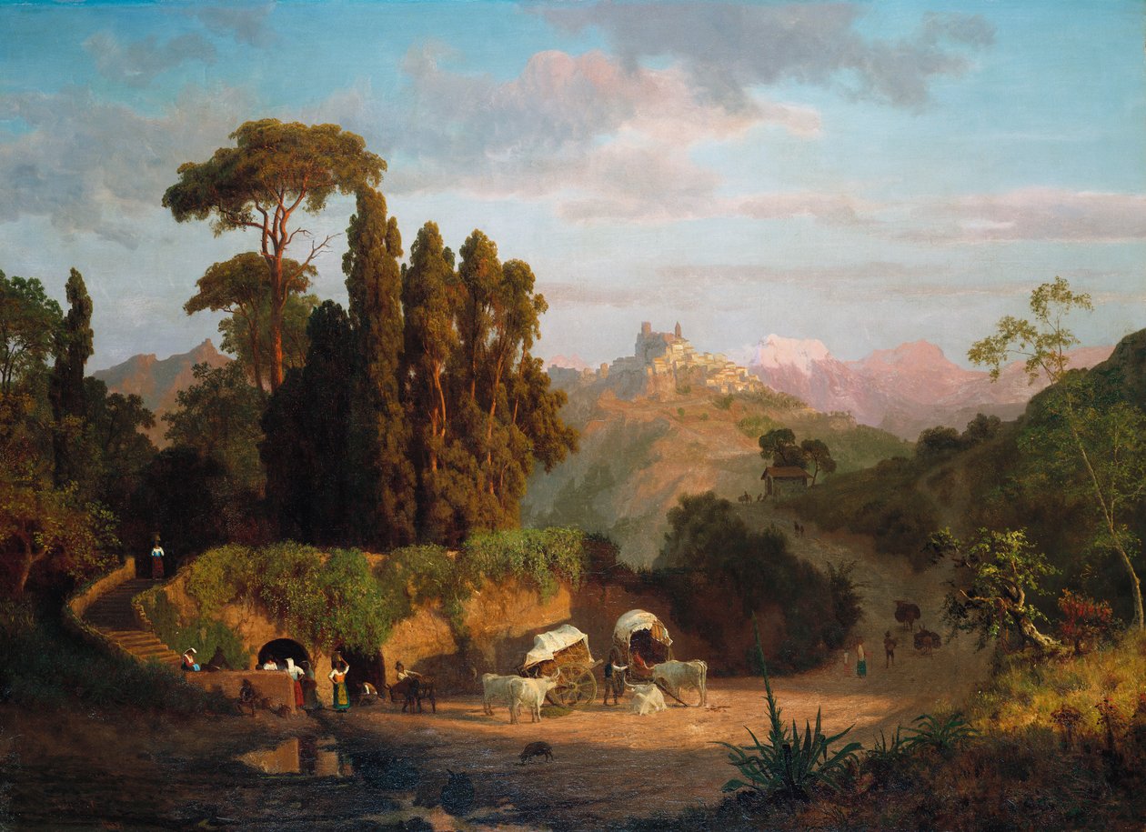 Włoskie Góry, 1859 autorstwa Albert Bierstadt