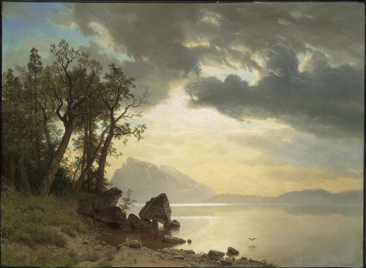 Jezioro Tahoe, Kalifornia autorstwa Albert Bierstadt