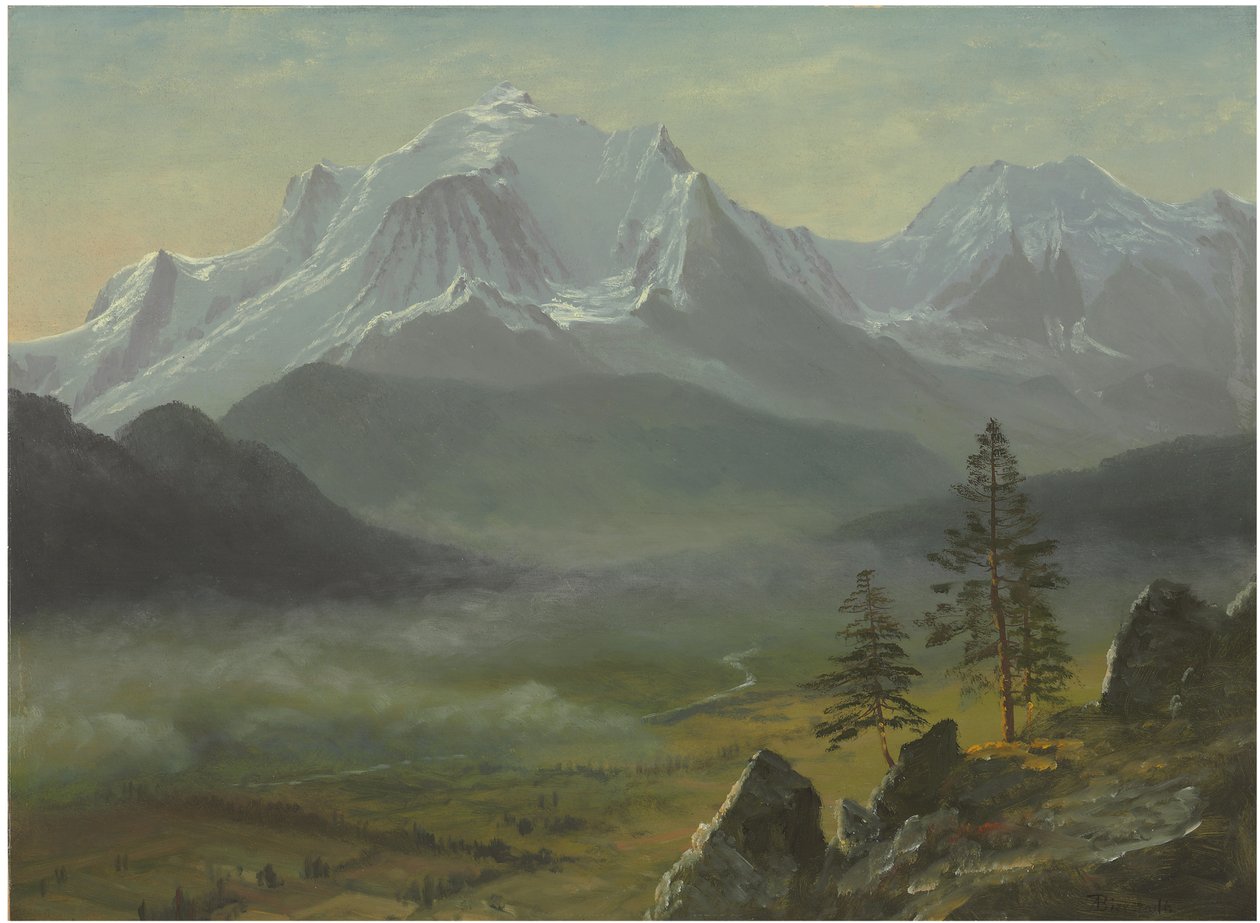 Mont Blanc autorstwa Albert Bierstadt