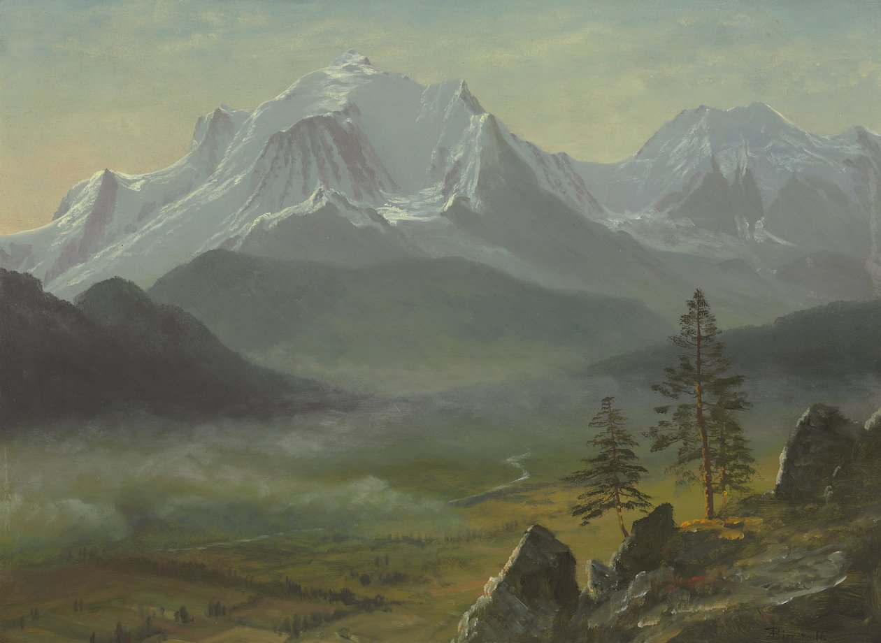 Mont Blanc autorstwa Albert Bierstadt