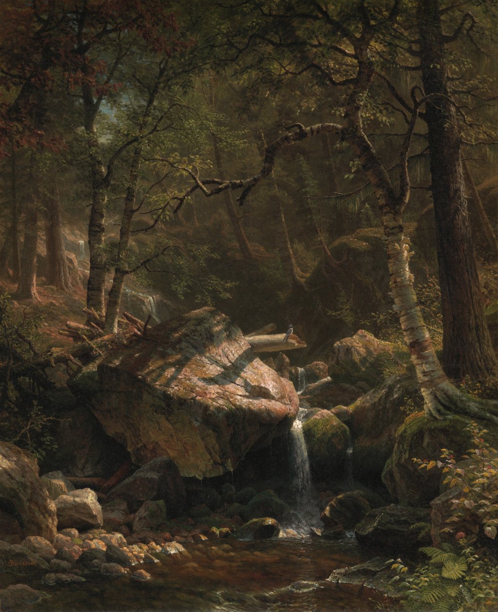 Górski Potok, 1863 autorstwa Albert Bierstadt