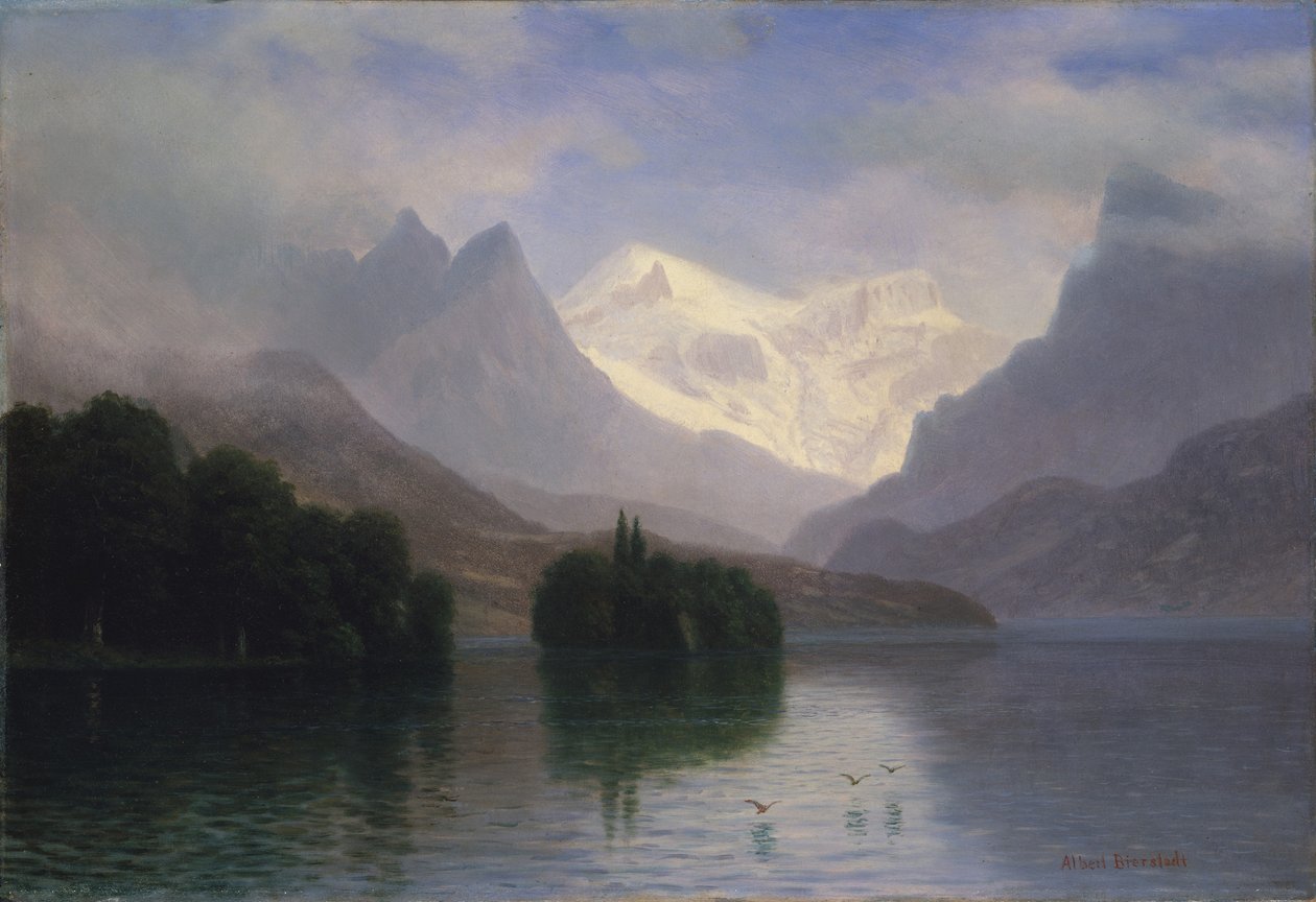Scena górska autorstwa Albert Bierstadt