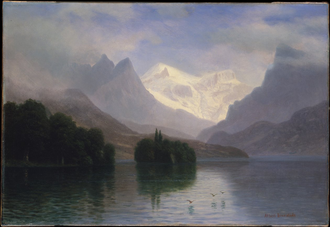 Krajobraz górski autorstwa Albert Bierstadt