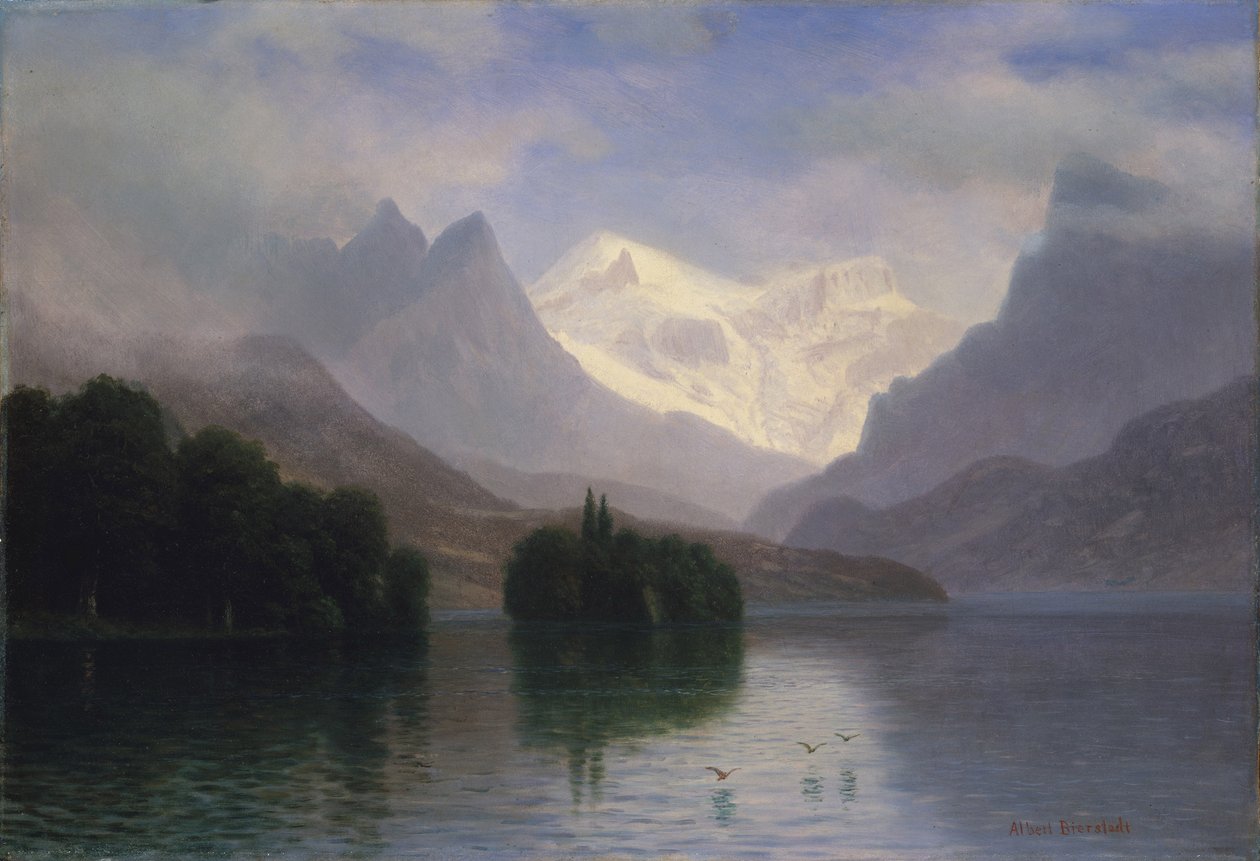 Scena górska autorstwa Albert Bierstadt