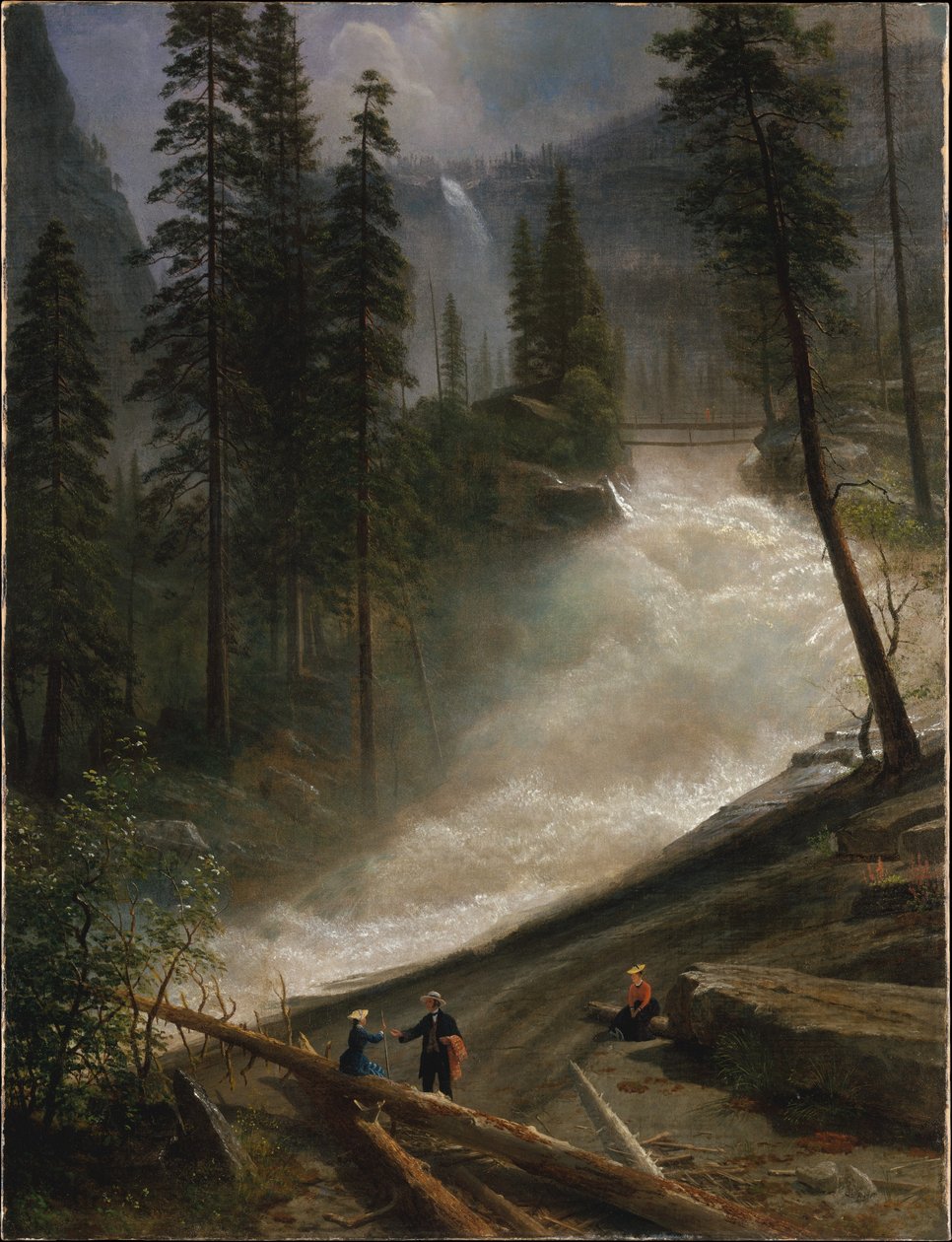 Wodospady Nevada, Yosemite autorstwa Albert Bierstadt