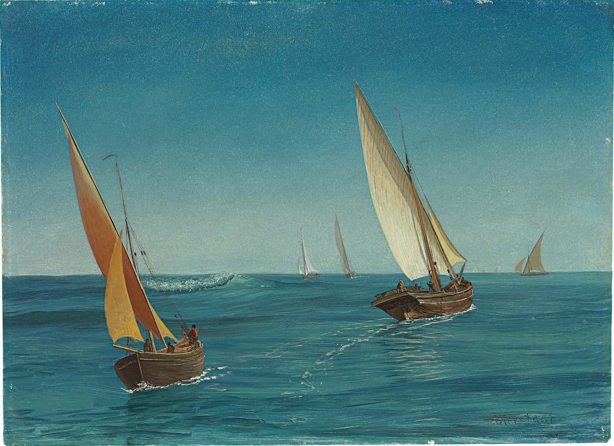 Na Morzu Śródziemnym autorstwa Albert Bierstadt