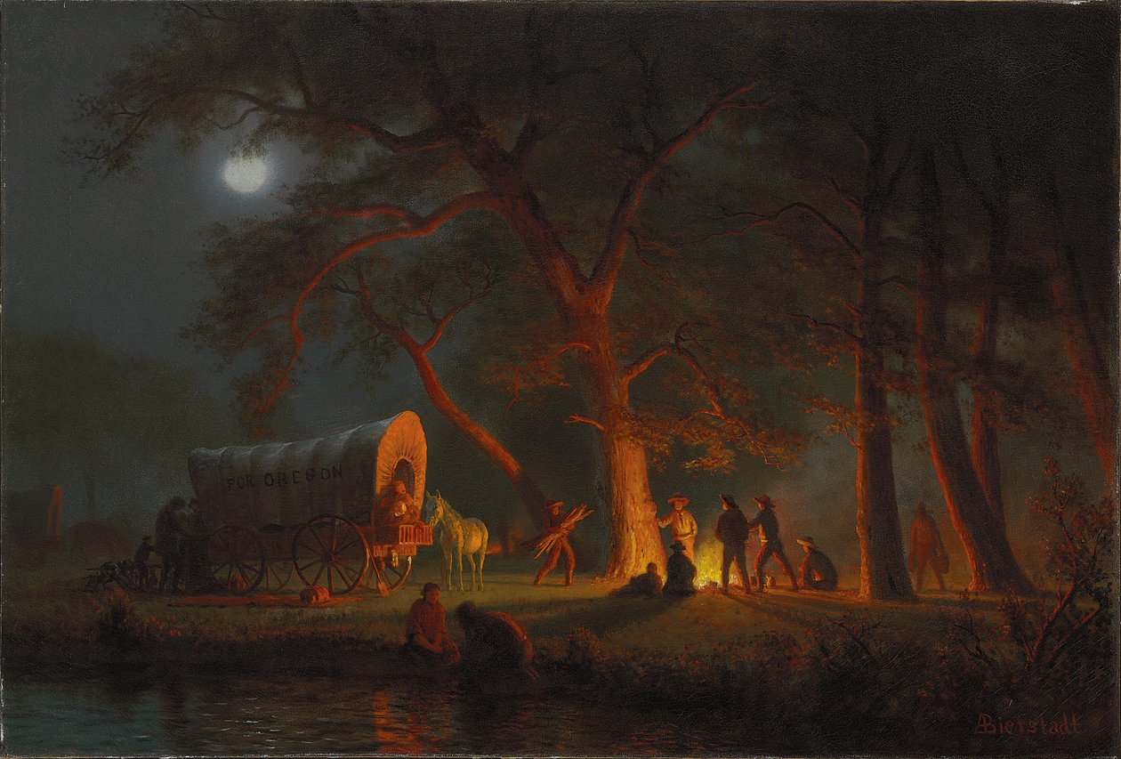 Szlak oregoński autorstwa Albert Bierstadt
