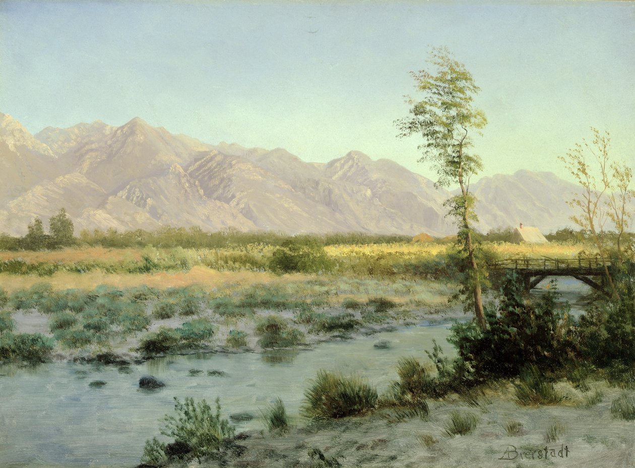 Krajobraz prerii autorstwa Albert Bierstadt