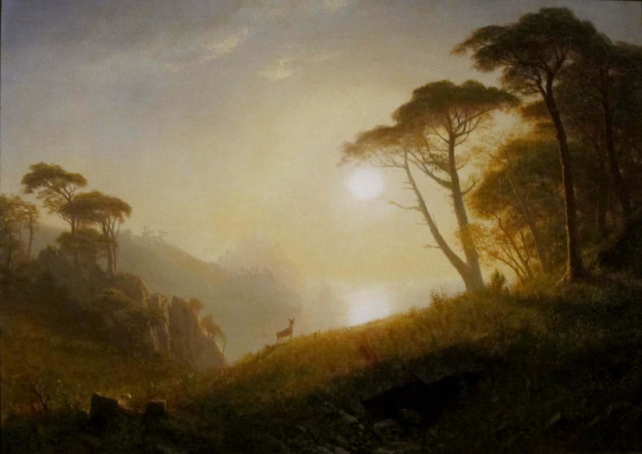Sceny w dolinie Yosemite autorstwa Albert Bierstadt