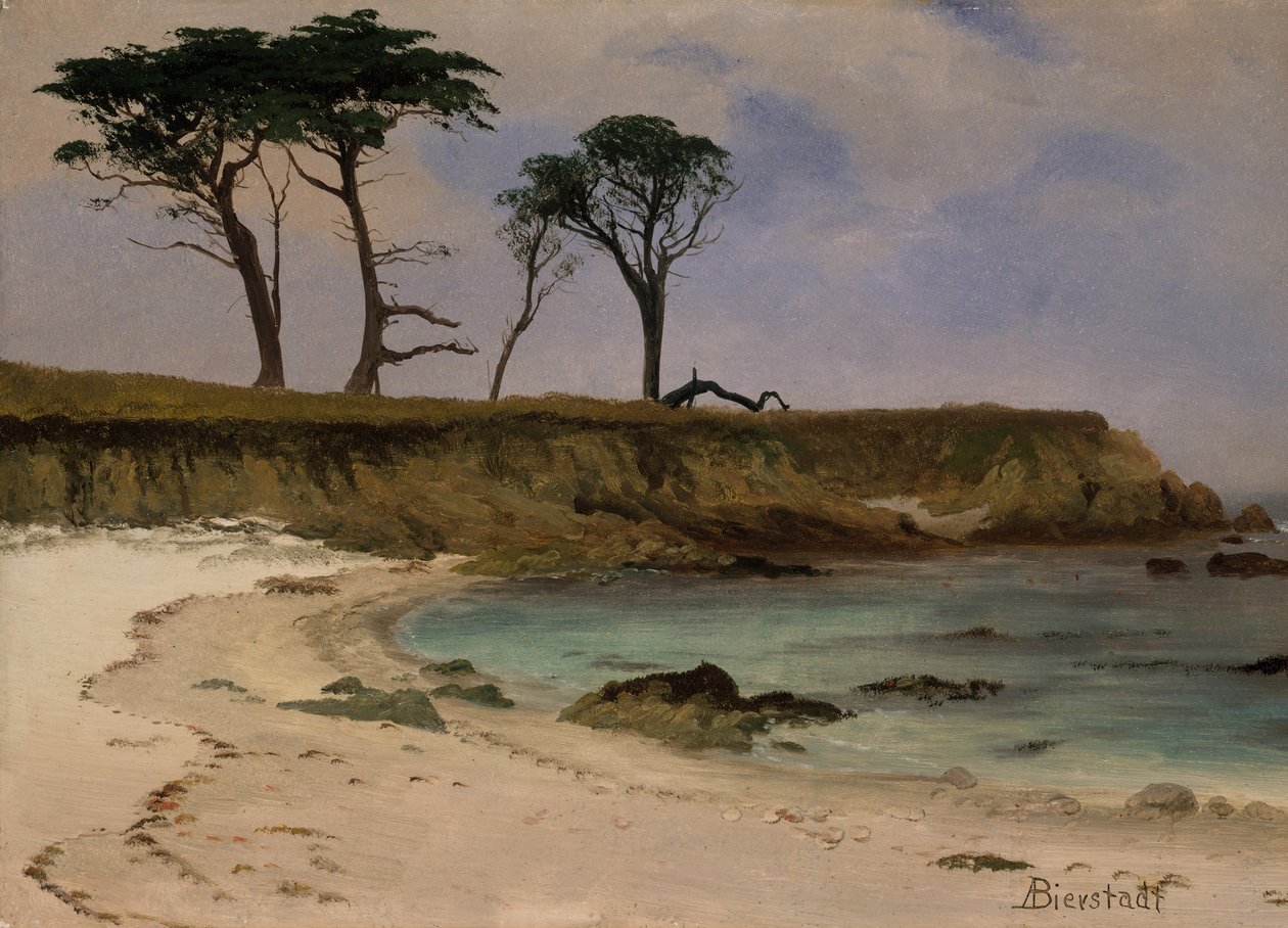 Zatoka morska, ca. 1880-90. autorstwa Albert Bierstadt