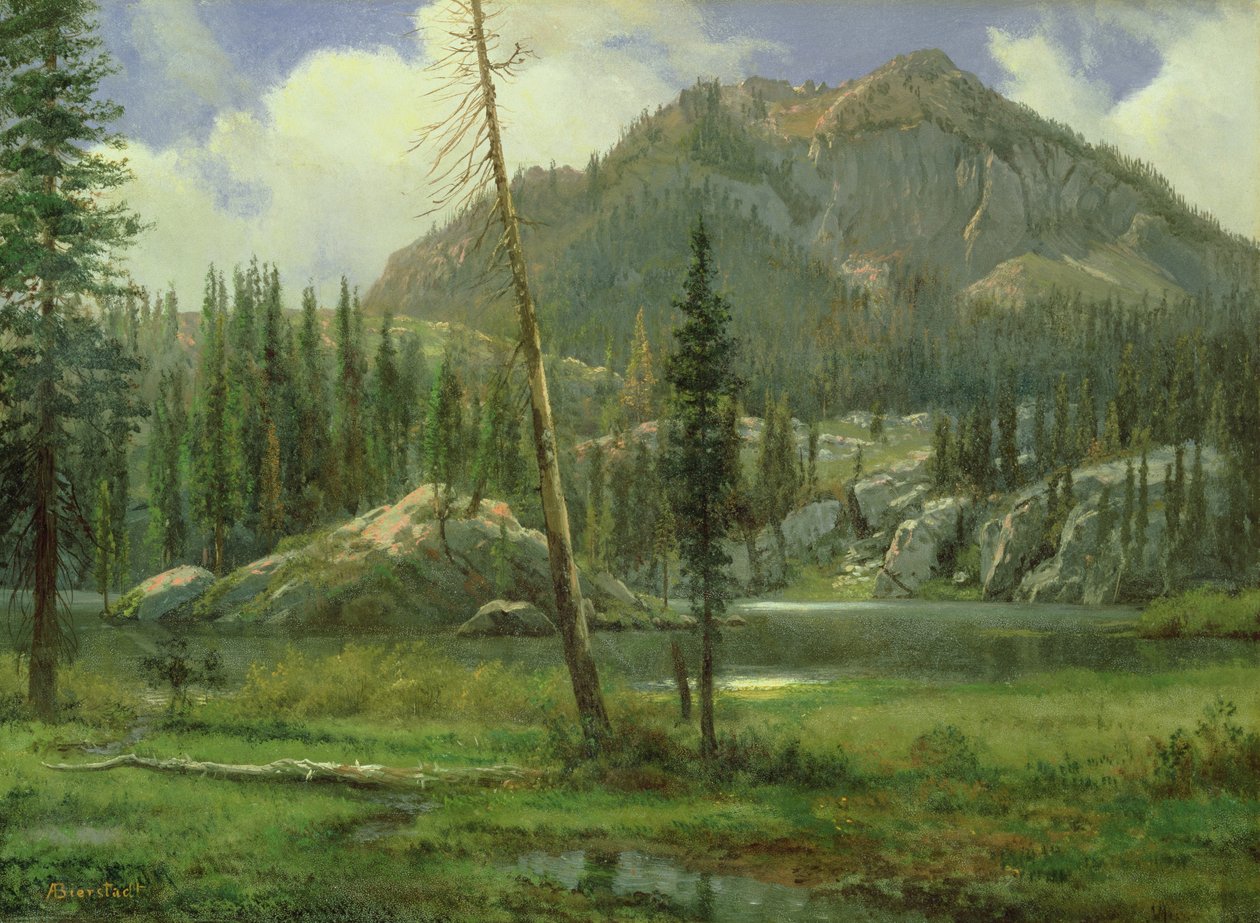 Góry Sierra Nevada autorstwa Albert Bierstadt