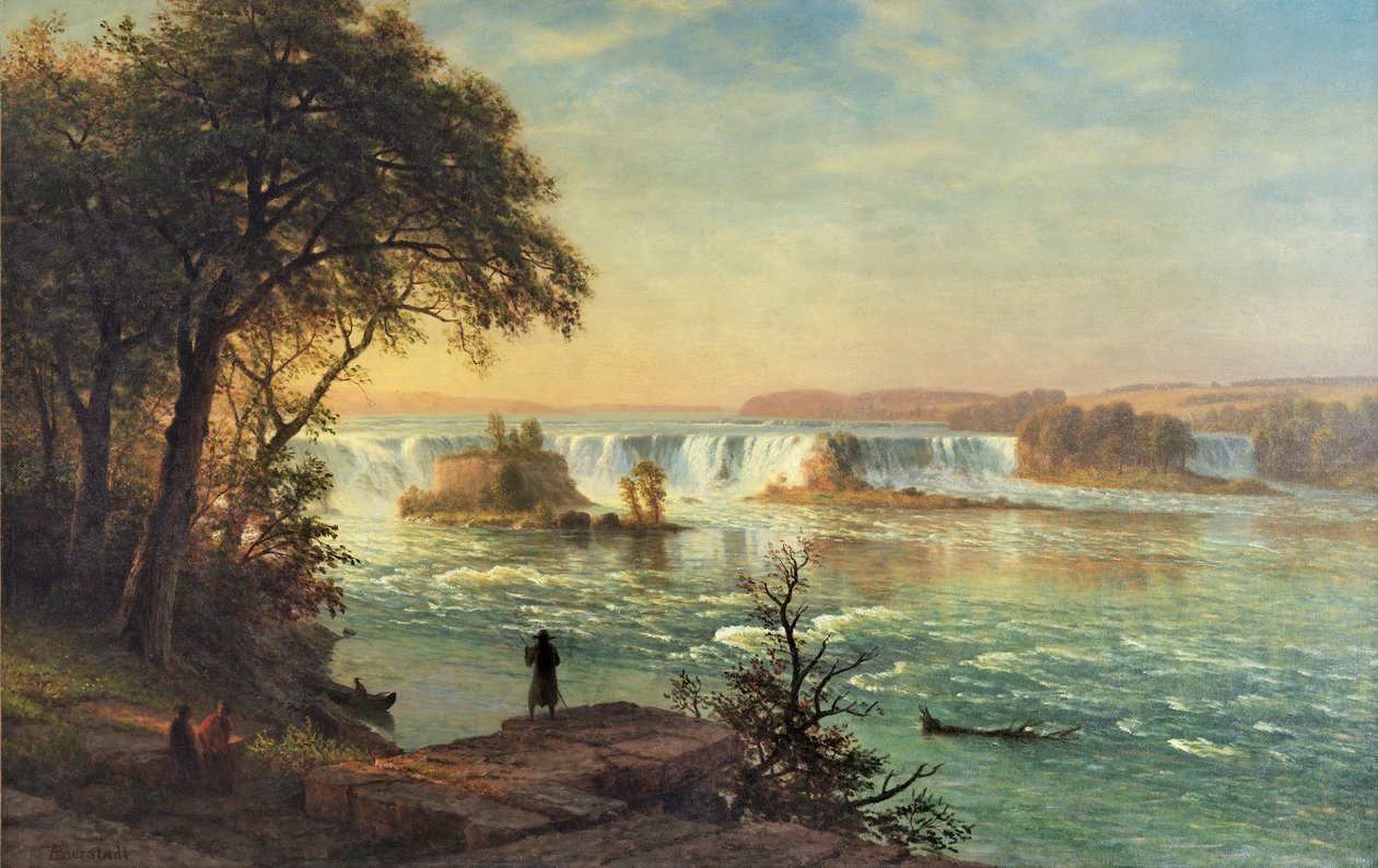 Wodospady Świętego Antoniego autorstwa Albert Bierstadt